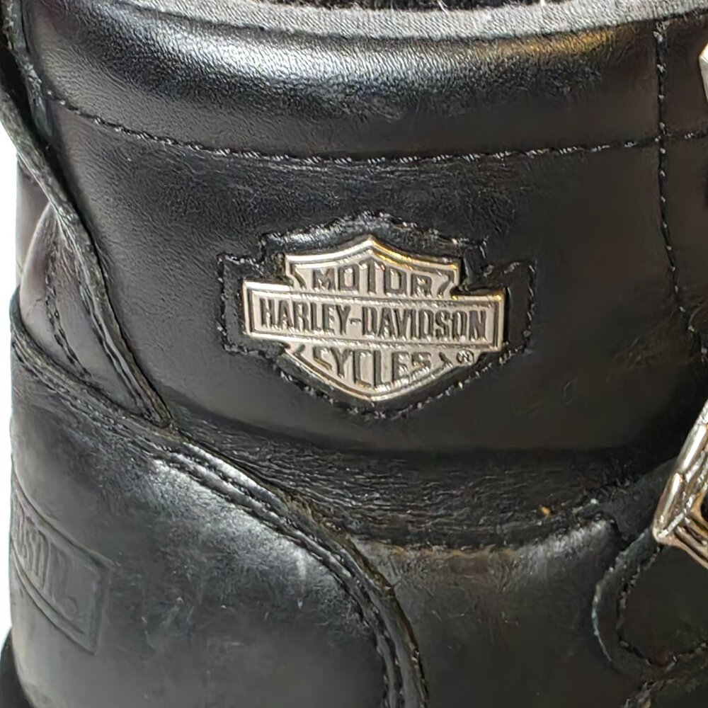 Authentic Harley Davidson Biker Boots- Size 8 - Picture 9 of 14